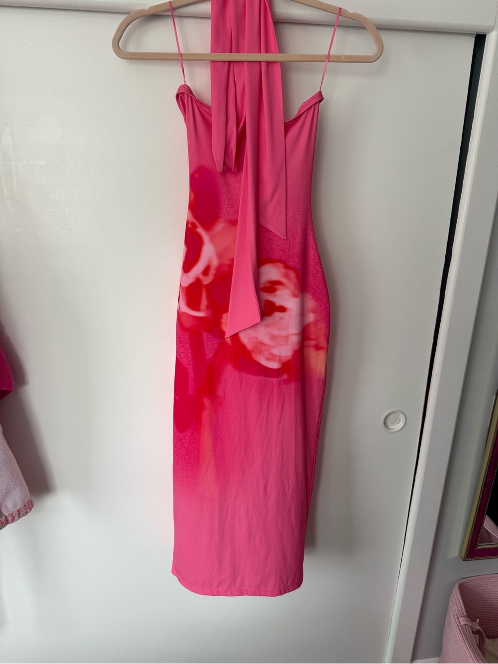 Khy x Ioannes Pink Floral Bodycon Dress - Picture 4 of 4